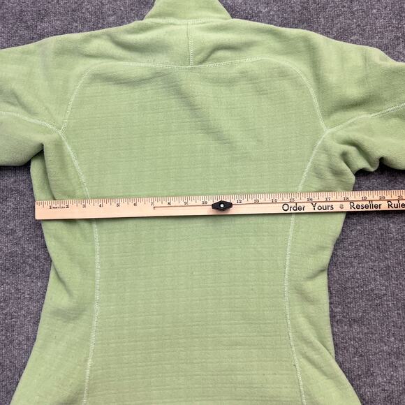 Patagonia R3 Jacket Womens Medium Green Polartec Fleece Lined Full Zip - Picture 11 of 14